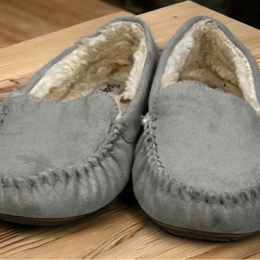 Cozy Gray Women's Loafers